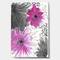 Designart - Handdrawn Pink Flowers in Bloom - Fashion Gallery-wrapped Canvas